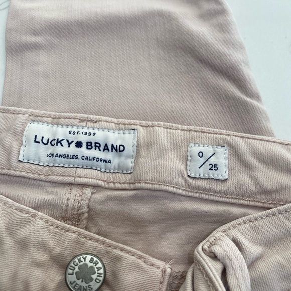 Lucky Brand Womens Jeans Size 00. Light Pink. Lolita Skinny Jean - Picture 2 of 5